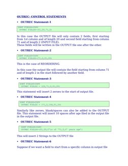 JCL Sort Utilities and Examples | PDF | Parameter (Computer Programming ...
