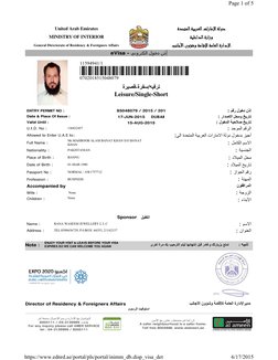 Dubai Visa Sample Document 2015 | PDF | Travel Visa | Cultural ...