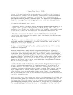 Understanding Graphology Basics | PDF