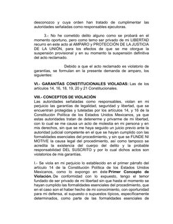 Amparo Buscador contra Orden de Aprehensión | PDF | Violación | Derecho ...