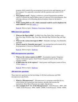 program which controls the user programs to prevent errors and improper use of 
the computer. It is especially concerned with