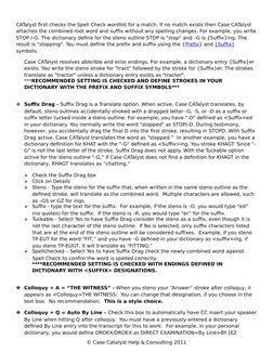 Case CATalyst 12 Editing Tips and Tricks | PDF | Reserved Word | Page ...