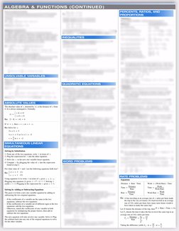 If 
, then 
 or 
.
x
y
=
x
y
=
x
y
–
=
Solving by Substitution
1. From any of the two equations, write  in terms of .
2. Plug