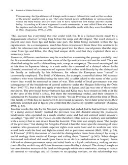 14 Journal of Global Initiatives
This morning, the Iga-shū entered Kasagi castle in secret (shinobi itte) and set fire