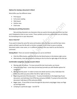 MS Word 2007 Lecture Notes | PDF | Microsoft Word | Hyperlink
