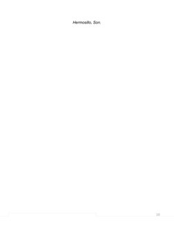 10
Hermosillo, Son.
