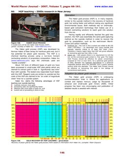 World Placer Journal – 2007, Volume 7, pages 66-161.                www.mine.mn 
 
146
66: 
HGP leaching – 2000s research in
