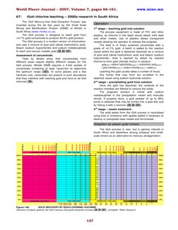 World Placer Journal – 2007, Volume 7, pages 66-161.                www.mine.mn 
 
147
67: 
iGoli chlorine leaching – 2000s r