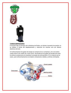 TURBOCOMPRESORES
Funci