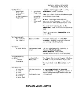 Bombast Example Sentences Bombastic Words for SPM Essays | PDF | Nature