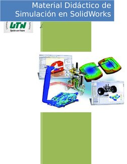 Material Didáctico de
Simulación en SolidWorks
