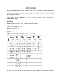 SAP Copy Control Overview | PDF | Invoice | Business