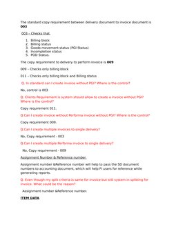 SAP Copy Control Overview | PDF | Invoice | Business