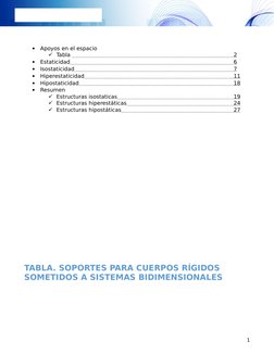 -F.I. UNACH -

Apoyos en el espacio
Tabla