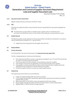 Sdrl Example SDRL Generation and Control Process | PDF | Subsea (Technology) | Databases