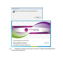 Spreadsheet Server Installation Guide | PDF | Login | Microsoft Excel
