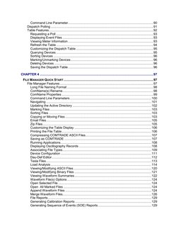 Command Line Parameter .............................................................................................. 9