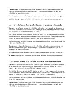 Comentario- Si uno de los sensores de velocidad del motor es defectuoso el par 
máximo se reduce en aprox. 30% (siempre y cua