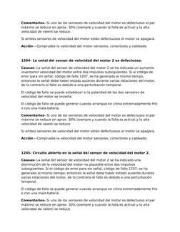 Comentarios- Si uno de los sensores de velocidad del motor es defectuoso el par 
máximo se reduce en aprox. 30% (siempre y cu