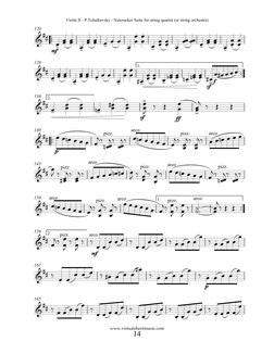 Tchaikovsky Vals de Las Flores (VLN 2 Part) | PDF