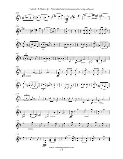 Tchaikovsky Vals de Las Flores (VLN 2 Part) | PDF