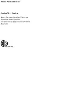 Animal Nutrition Science | PDF | Ruminant | Digestion