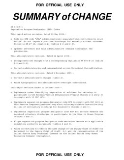 Army SPD Codes Regulation Overview | PDF | Military Discharge | Courts ...