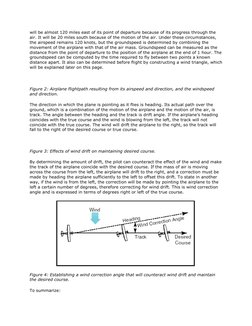 will be almost 120 miles east of its point of departure because of its progress through the 
air. It will be 20 miles south b