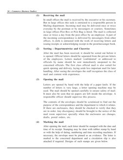 Inward and Outward Mail Handling Guide | PDF | Mail | United States ...