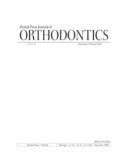 v. 13, n. 5
September/October 2009
ISSN 2176-9451
Dental Press J. Orthod.
Maringá
v. 13
no. 5
Sep./Oct. 2009
p. 1-160
ORTHODO