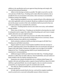 addition to the specification and as per approved shop drawings and comply with 
Local and International Standards.
2.
Adhere