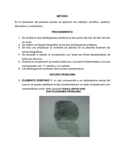 MÉTODO:
En la realización del presente estudio se aplicaron los métodos: científico, analítico,
descriptivo y comparativo.
PR