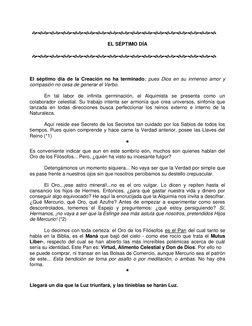 
 
EL SÉPTIMO DÍA 
 

 
 
 
El séptimo día de la Creación n