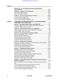 Contents 
Section VIII – U.S. Army Materiel Command Item Managers’  
Responsibilities........................................