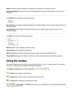 Raptor User Guide | PDF | Control Flow | Command Line Interface
