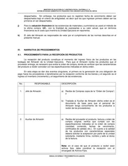 MINISTERIO DE SALUD PÚBLICA Y ASISTENCIA SOCIAL, GUATEMALA, C. A. 
SISTEMA INTEGRADO ADMNISTRATIVO FINANCIERO PARA UNIDADES