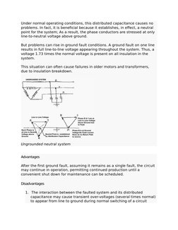 Under normal operating conditions, this distributed capacitance causes no 
problems. In fact, it is beneficial because it est