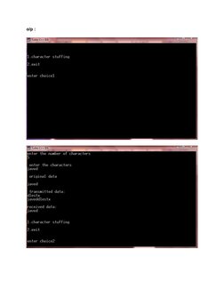 C Program for Character Stuffing | PDF | Computer Network | Bit