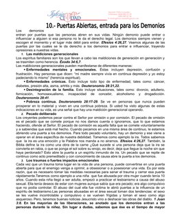 Puertas Abiertas a los Demonios | PDF | Ira | Demonios
