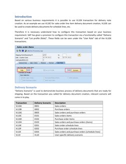 Configuring SAP VL10 Delivery Transactions | PDF | Computer Programming ...