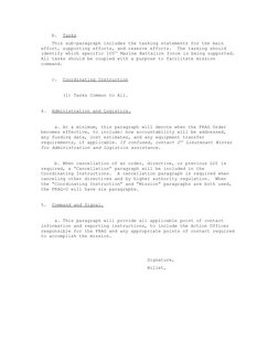 FRAG-O Template and Instructions | PDF | United States Marine Corps ...