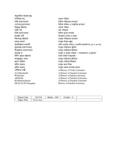 NU 4th Year Honours - All Subject Syllabus | PDF | Language