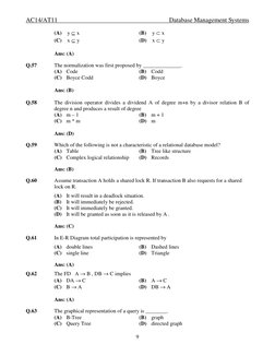 DBMS MCQs for Placement Preparation | PDF | Databases | Relational Database