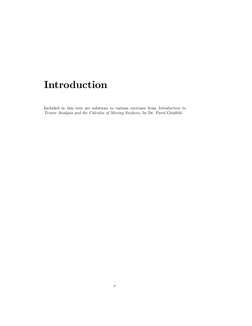 Solutions to Tensor Analysis Exercises | PDF | Cartesian