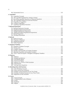 iv
5.4 Exponential Curves . . . . . . . . . . . . . . . . . . . . . . . . . . . . . . . . . . . . . . . . . . . . . . . . . .