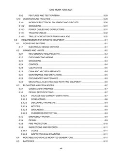 DOE-HDBK-1092-2004 
viii 
5.9.2 
FEATURES AND TEST CRITERIA .................................................................