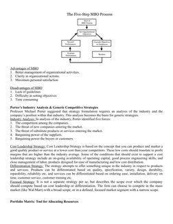 Advantages of MBO
1. Better management of organizational activities.
2. Clarity in organizational actions.
3. Maximum persona