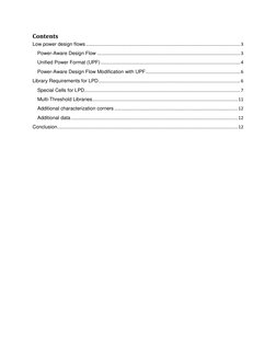 UPF for Low Power Design Flows | PDF | Computer Engineering ...