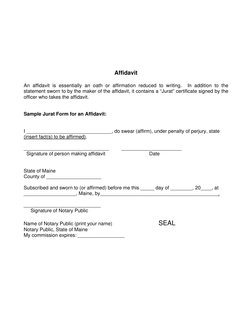 Notary Document Samples and Formats | PDF | Notary Public | Affidavit