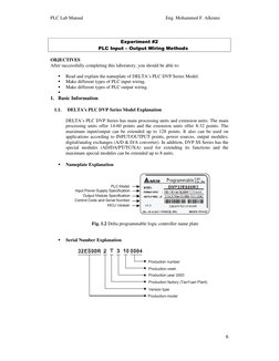 PLC Lab Manual                                                                      Eng. Mohammed F. Alkrunz 
 
6
 
 
 
Exper